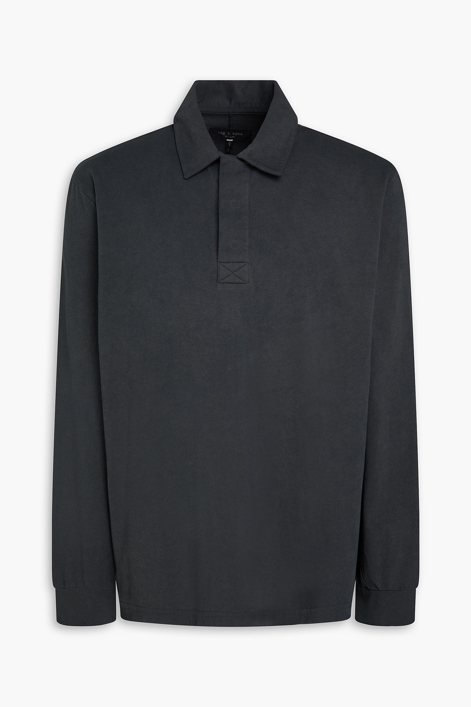 Rag & Bone Tomas Cotton-jersey Shirt In Gray