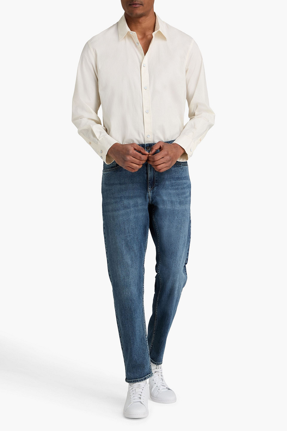  Rag & Bone - Hemd „griffin“ Aus Popeline Aus Stretch-baumwolle - Weiß - Xs 