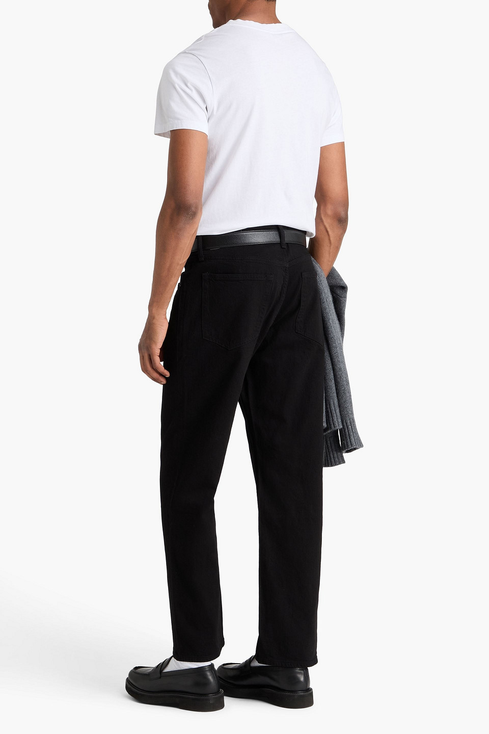  Rag & Bone - Jeans „rb 4 Straight“ Aus Denim - Schwarz - 29w/ 32l 