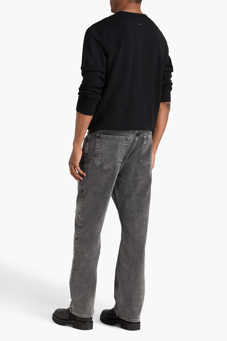  Rag & Bone - Rb 4 Straight Denim Jeans - Gray - 28w/ 32l 