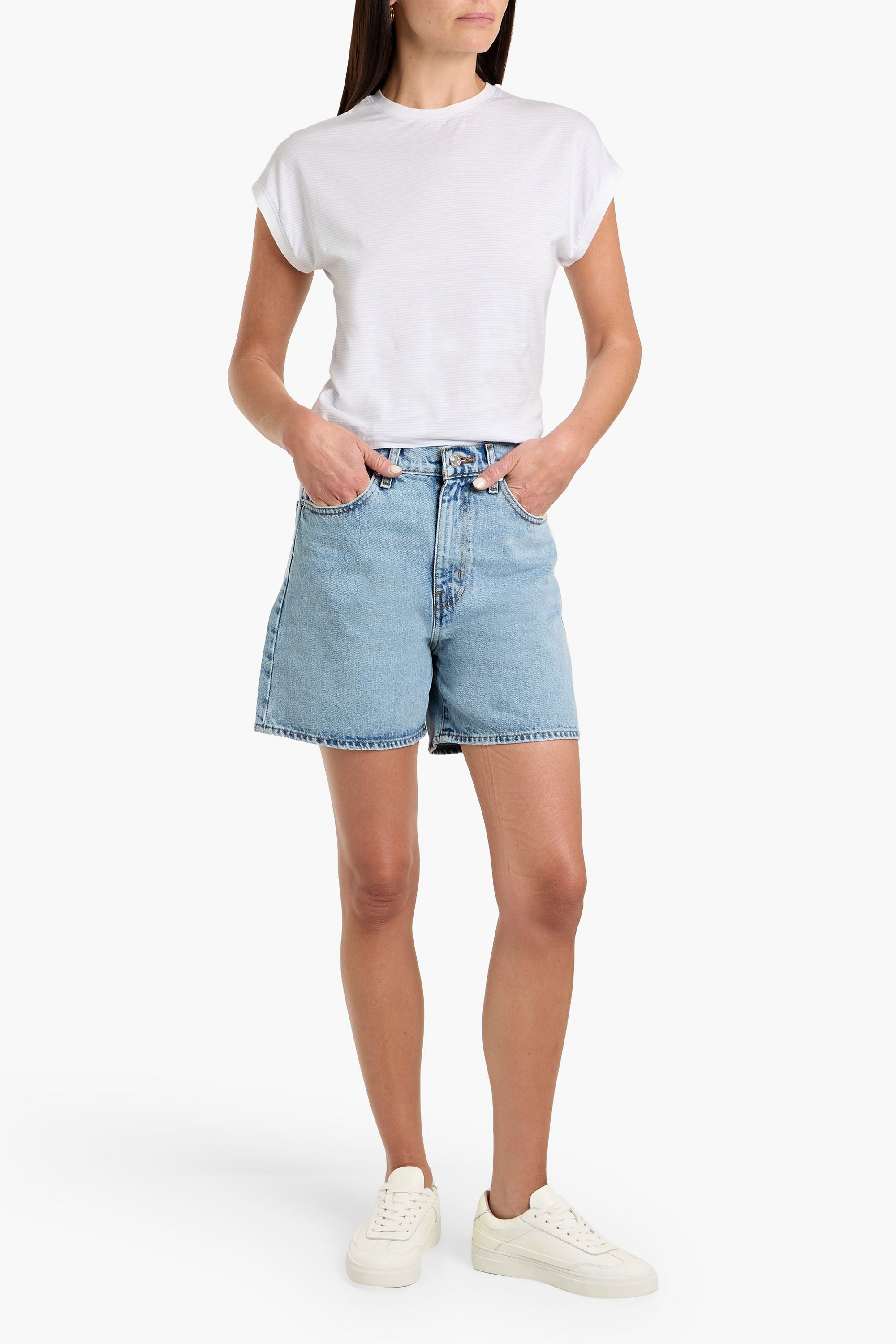 FRAME The Easy denim shorts