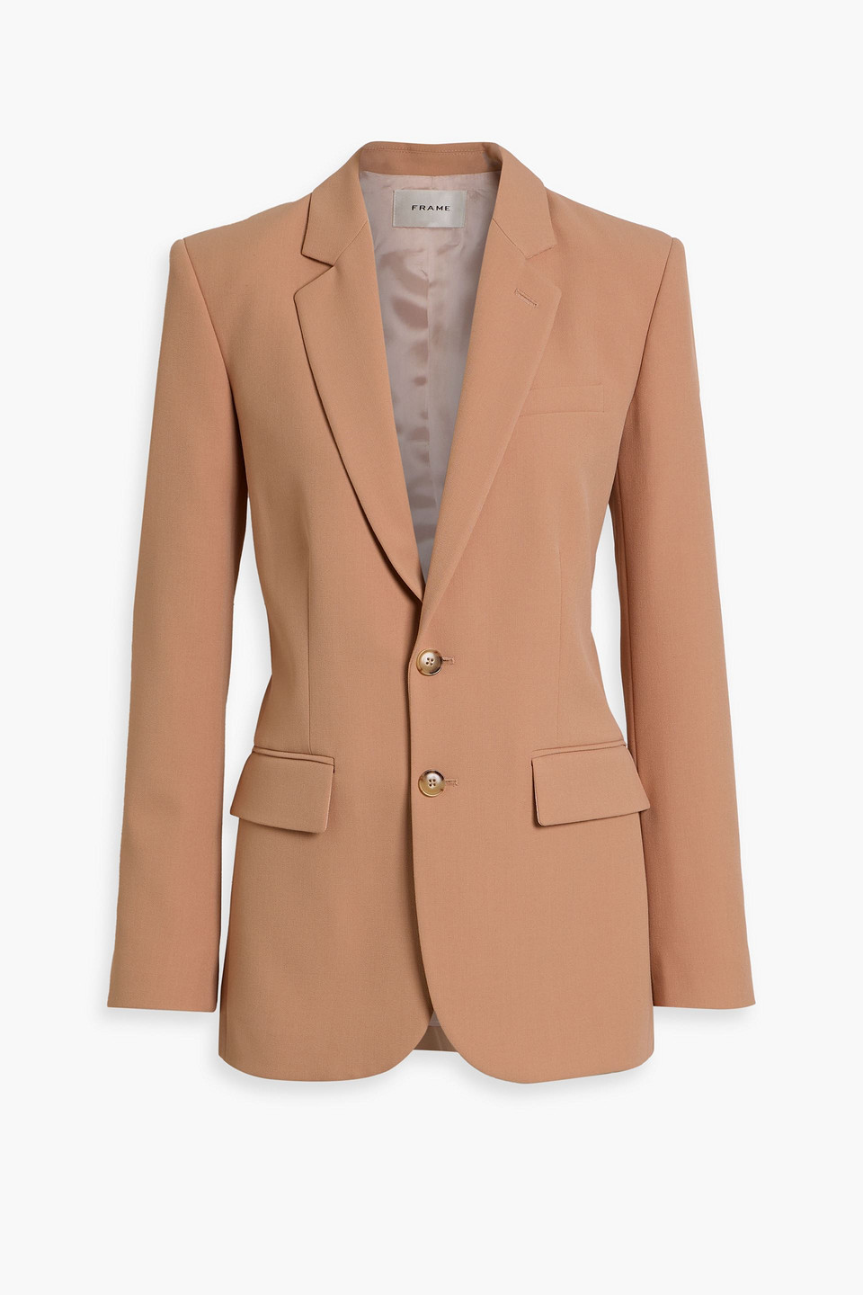 Frame Everyday Twill Blazer In Pink