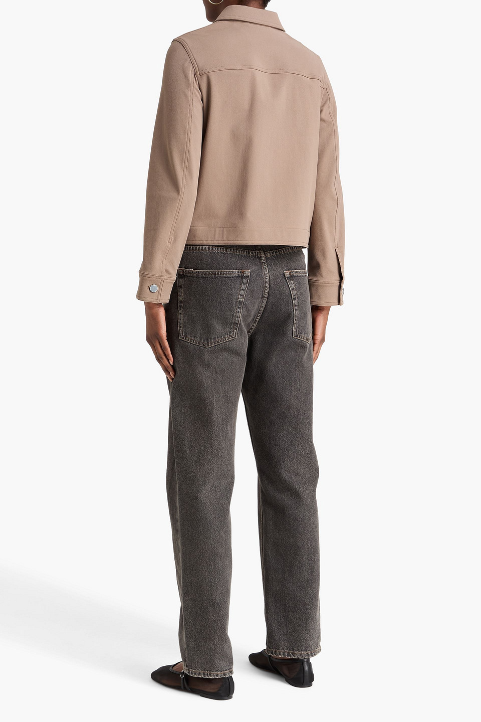  Theory - Cotton-blend Twill Jacket - Neutral - Xs 