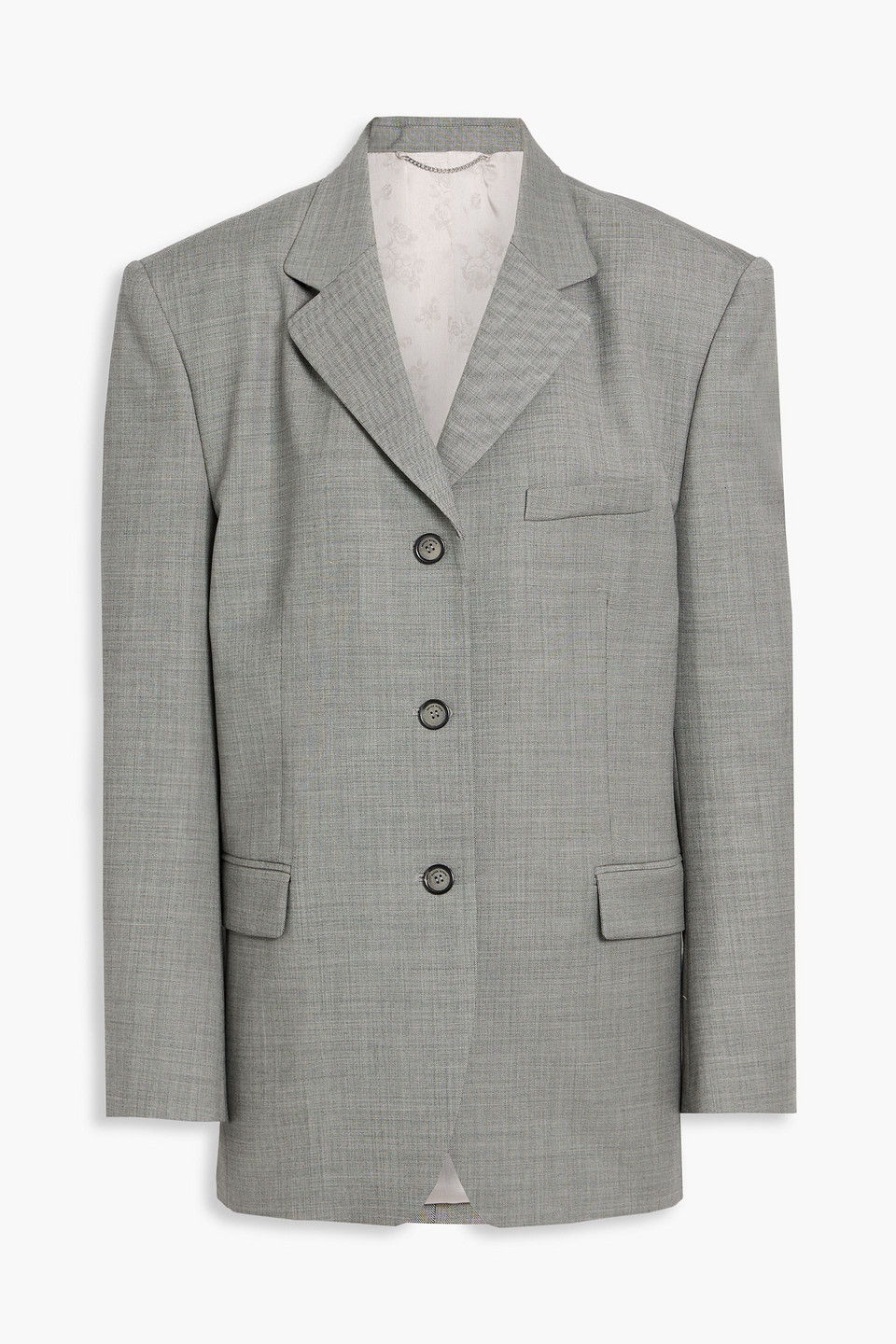 Magda Butrym Wool-blend Blazer In Gray