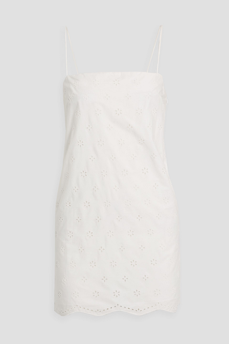 Matteau Broderie Anglaise Cotton Mini Dress In White