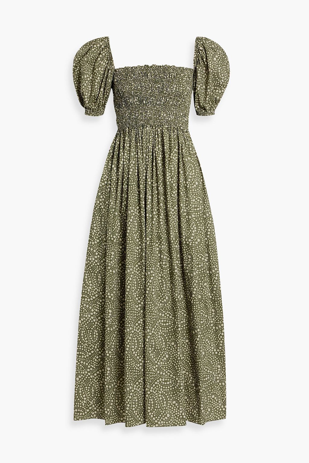 green emerald velvet dress Matteau Khaki Green Silk Sheer Tiered Maxi Dress Size 6  Mine & Yours