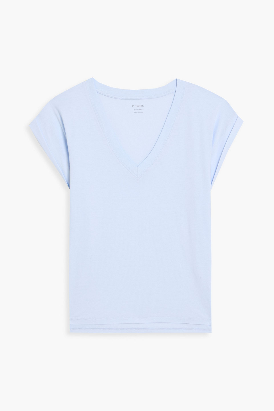 Frame Cotton-jersey T-shirt In Blue