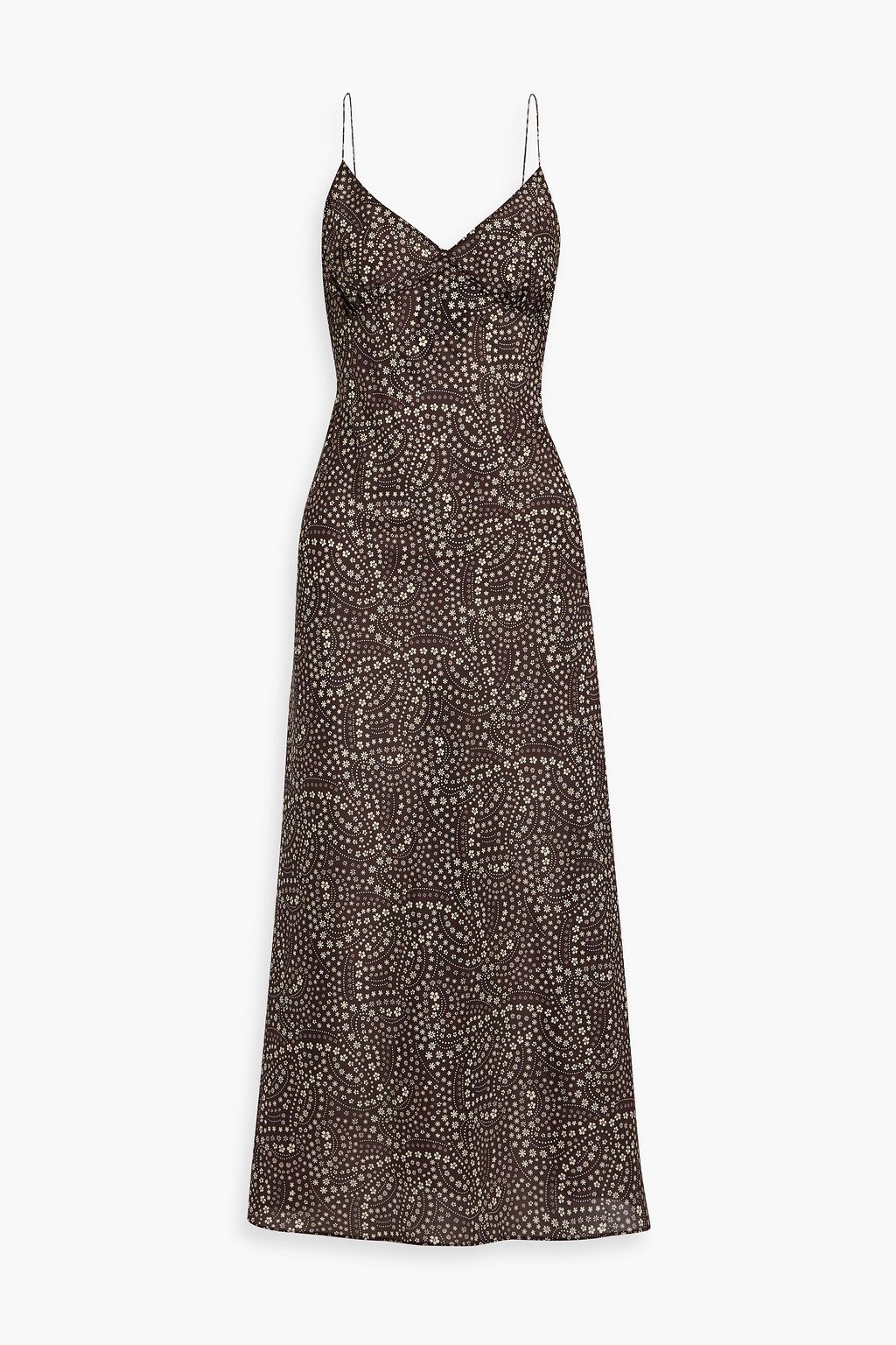 scallop midi dress Scallop Edge Cotton White Midi Dress