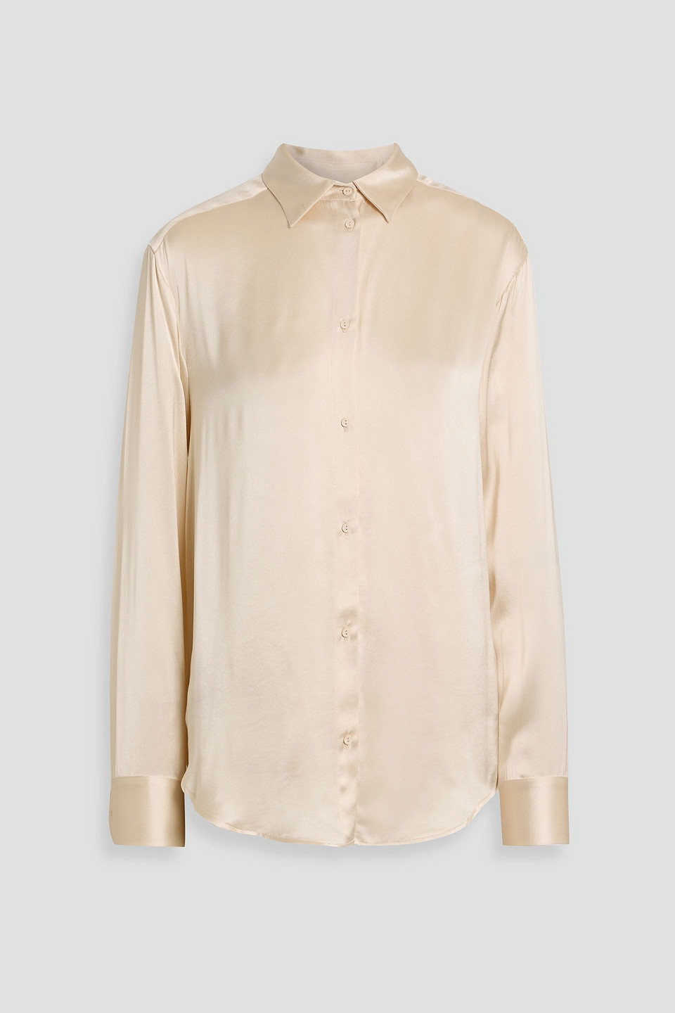 Matteau Satin Shirt In Nude