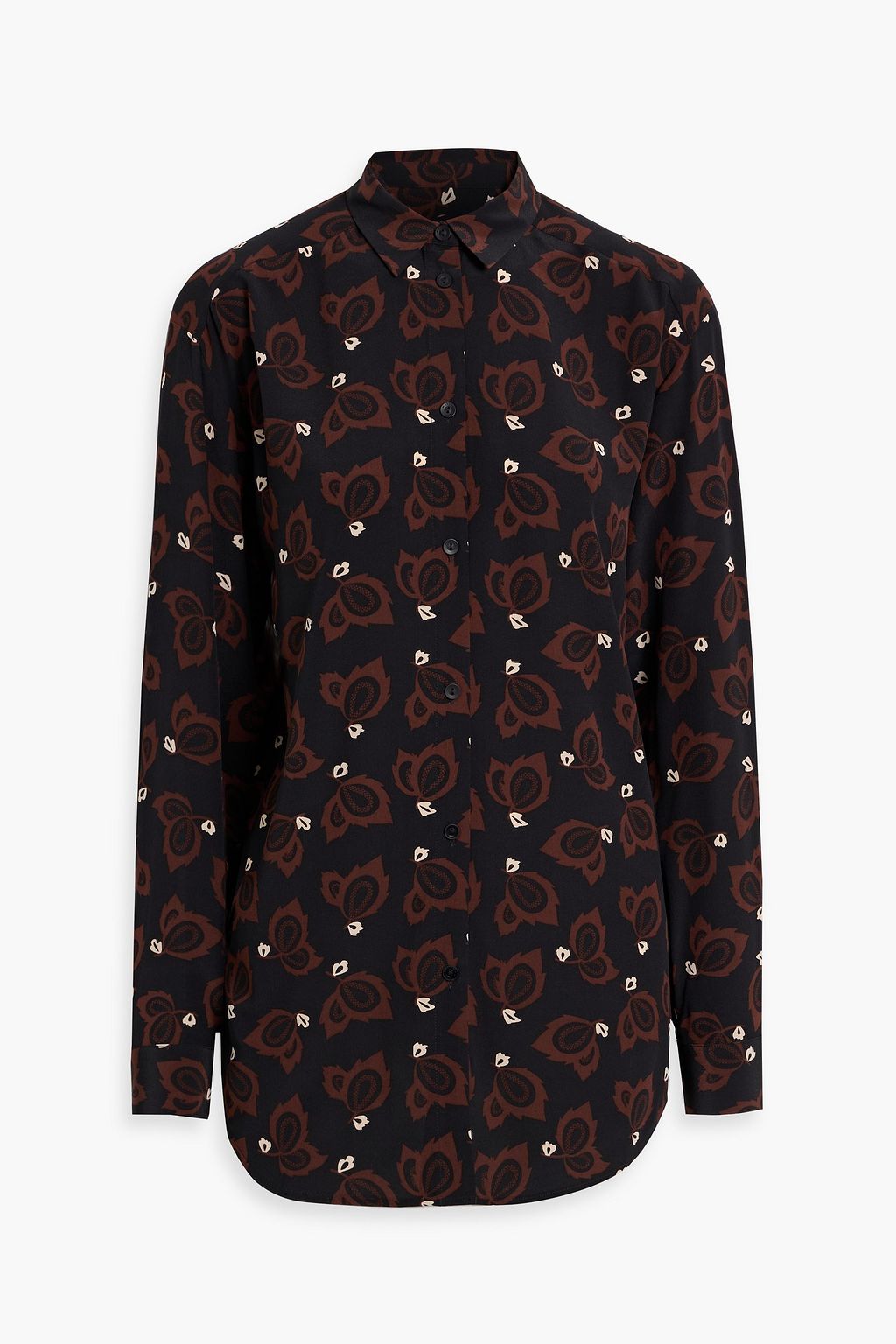 MATTEAU Printed silk crepe de chine shirt | THE OUTNET