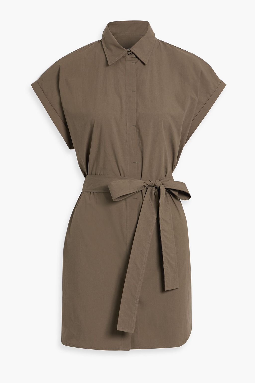 matteau organic cotton poplin mini dress Matteau Organic Cotton-poplin Mini Dress - Women - Brown Dresses
