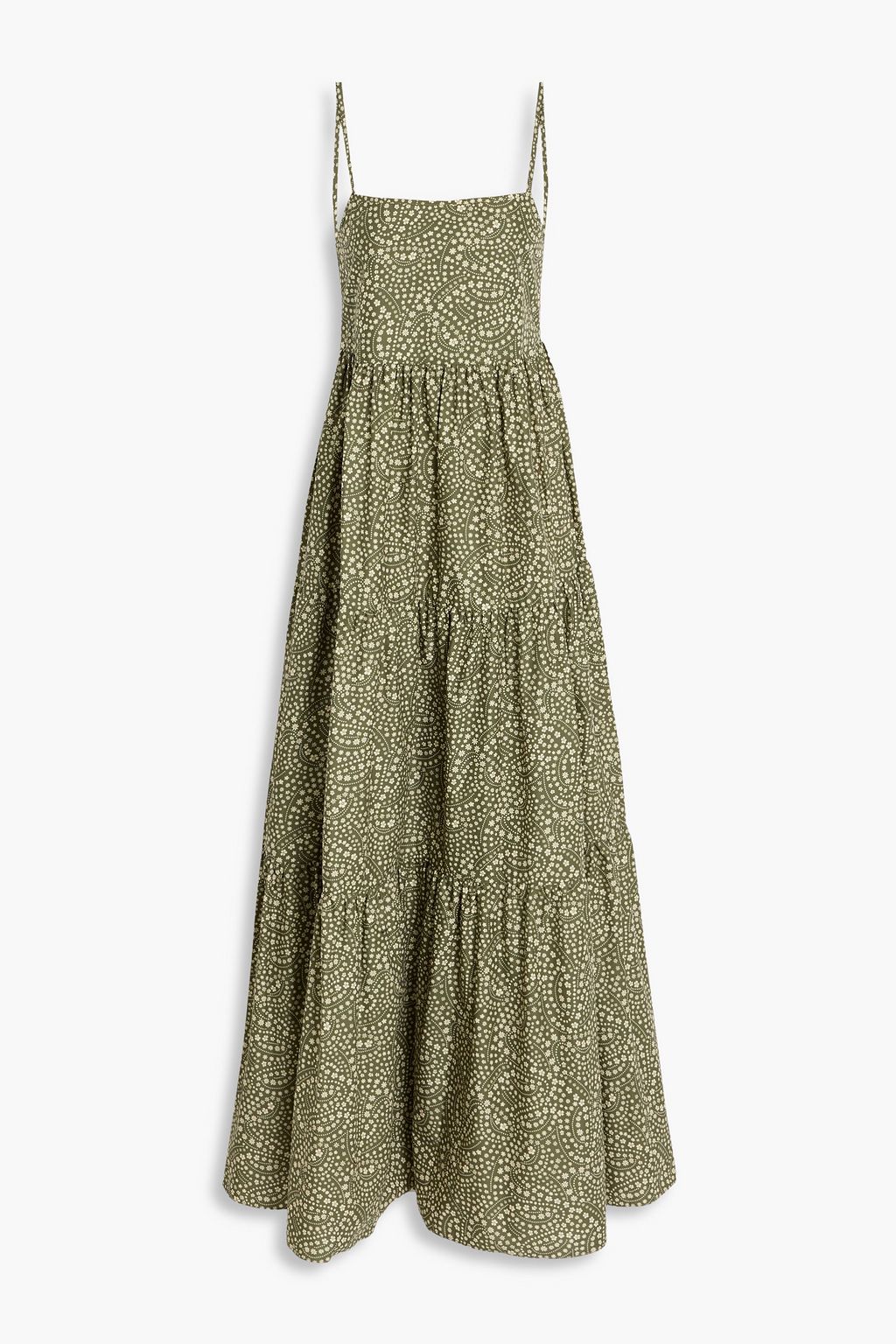 100 organic cotton tiered maxi dress An Honest Review of Quince's Cotton Tiered Maxi Dress