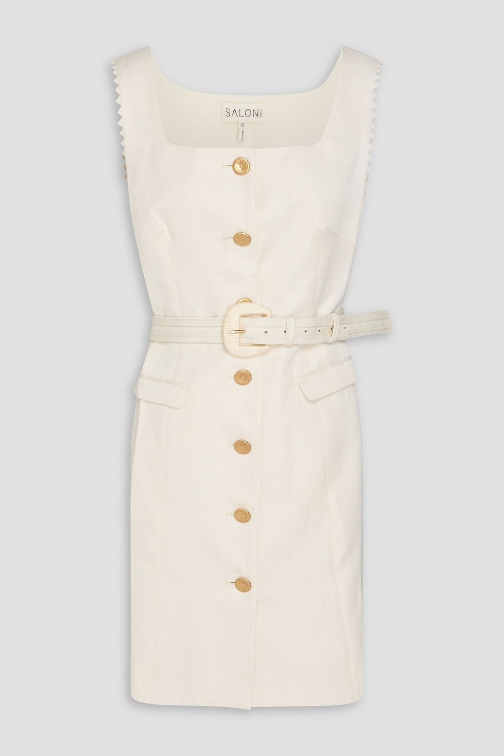 white christmas dresses Fashion Sweet V Neck Cotton Linen Mini Dresses – Come4Buy eShop main image 1