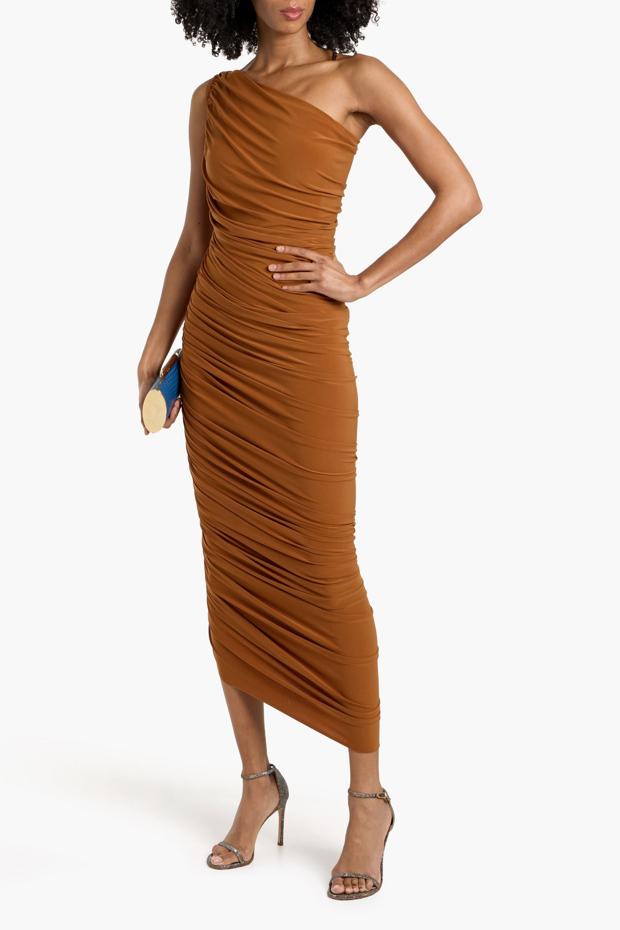 Rick Owens - Athena one-shoulder ribbed wool dress | Plush