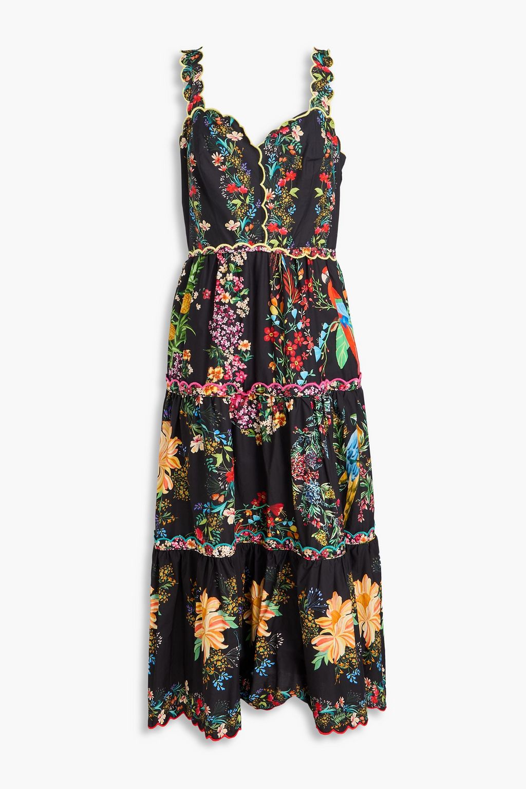 edgy midi dress Edgy Leaf One Shoulder Midi Dress Red Pink / Small