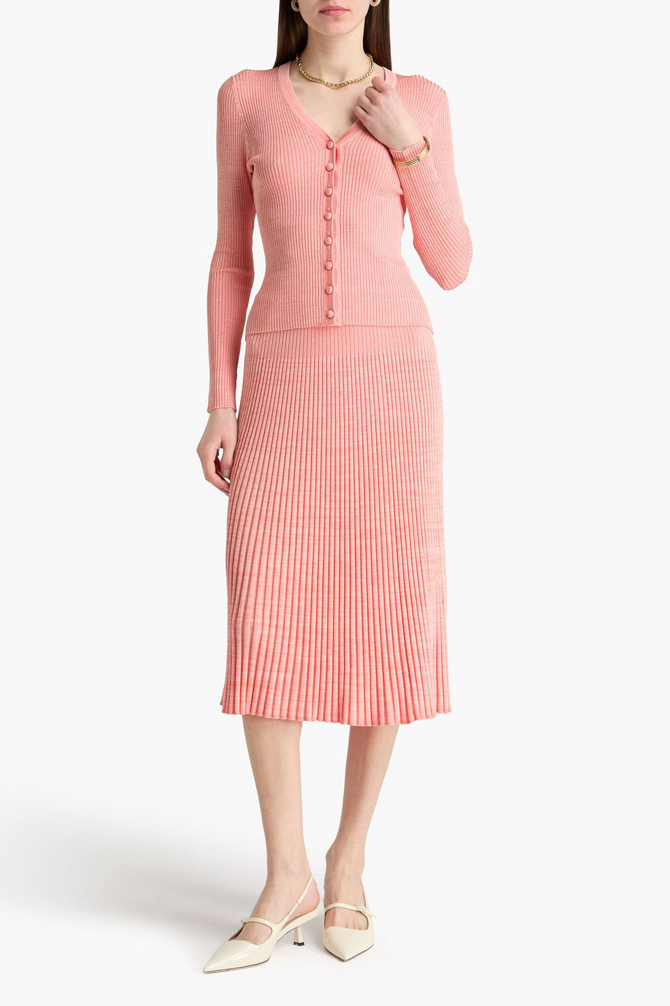  Zimmermann - Cardigan Aus Rippstrick - Orange - 00 