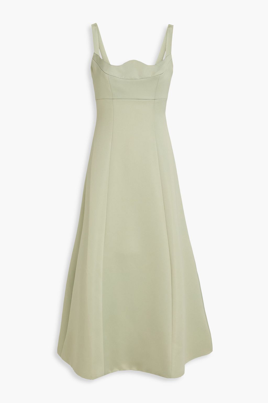 LEO LIN Odette satin midi dress | THE OUTNET