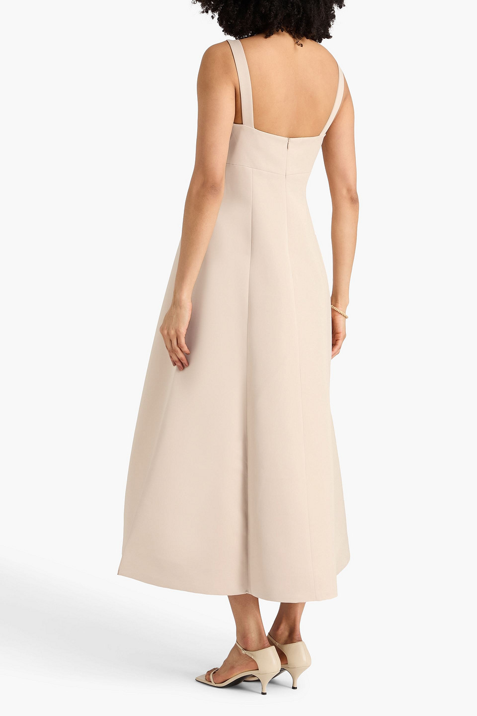  Leo Lin - Midikleid „odette“ Aus Satin - Neutral - Uk 6 