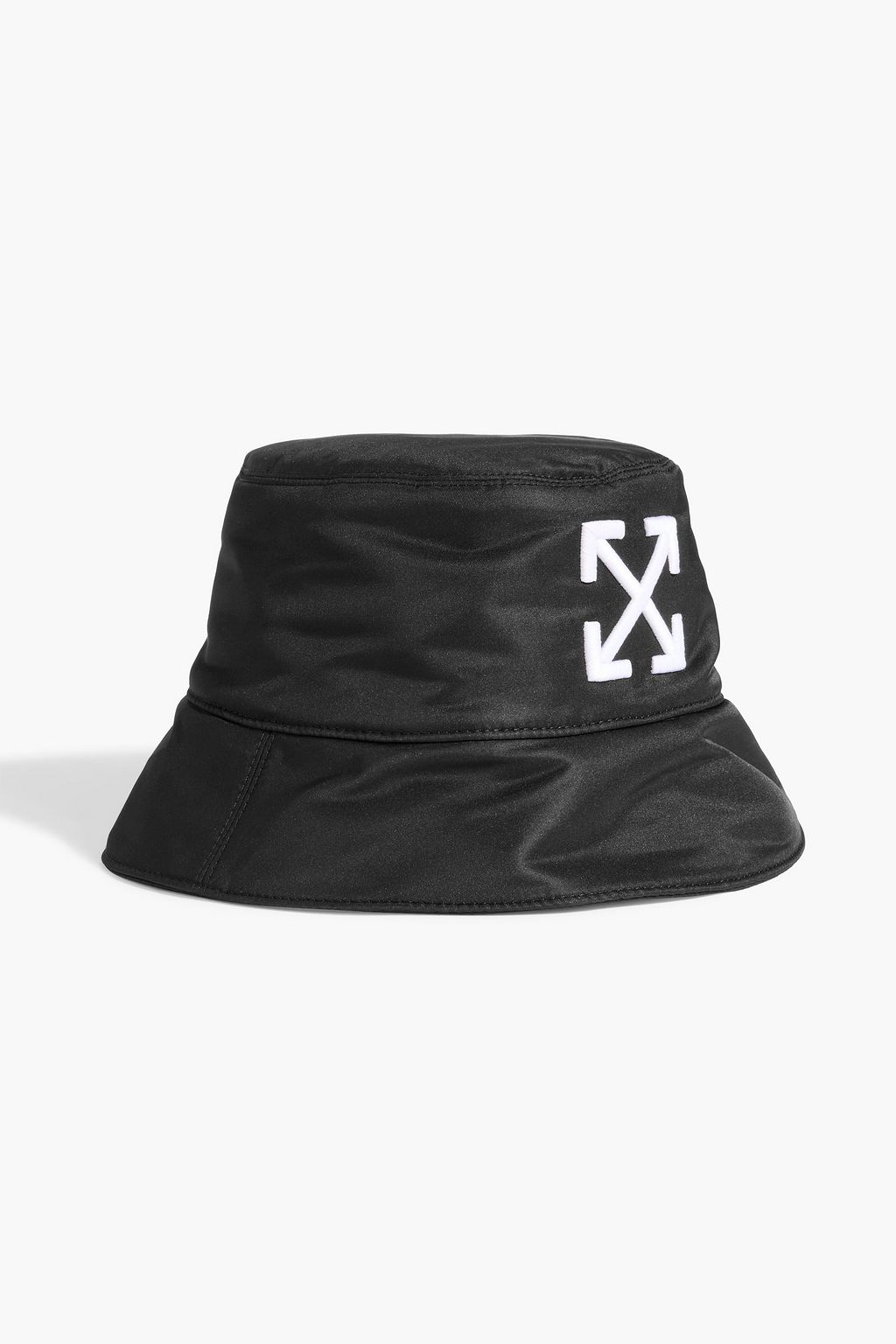 OFF-WHITE™ Jitney embroidered shell bucket hat | THE OUTNET