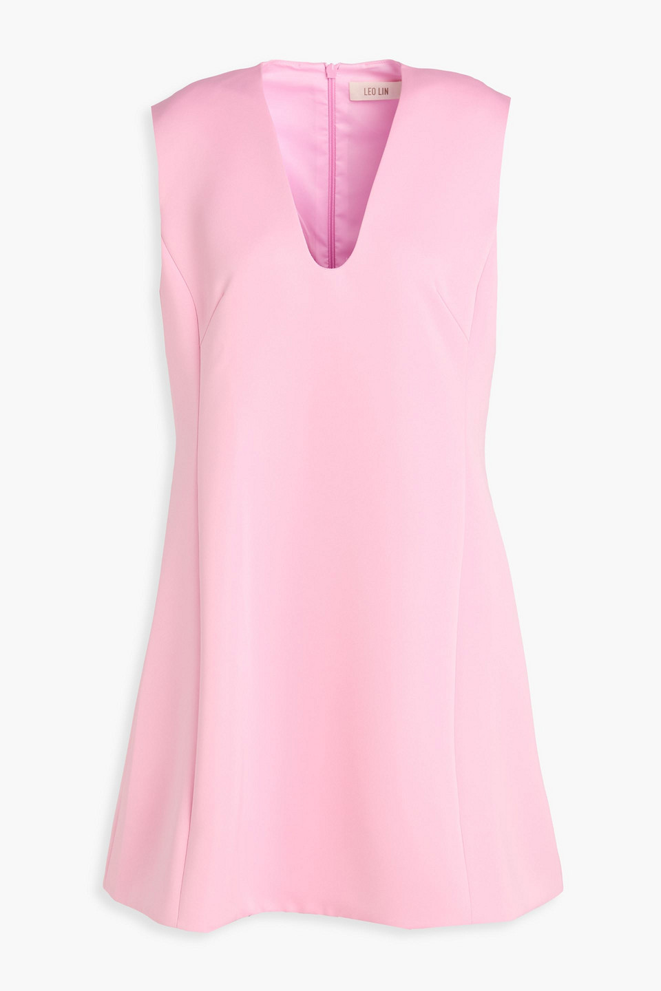 Leo Lin Briana Satin Mini Dress In Pink