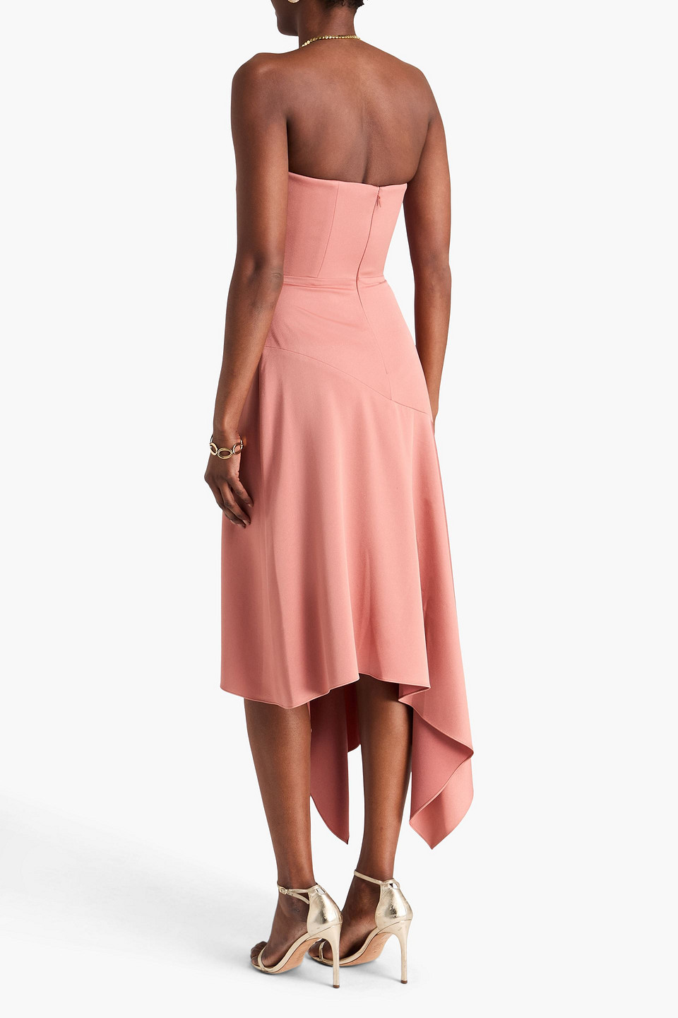  Alex Perry - Trägerloses Kleid Aus Cady - Pink - Uk 4 