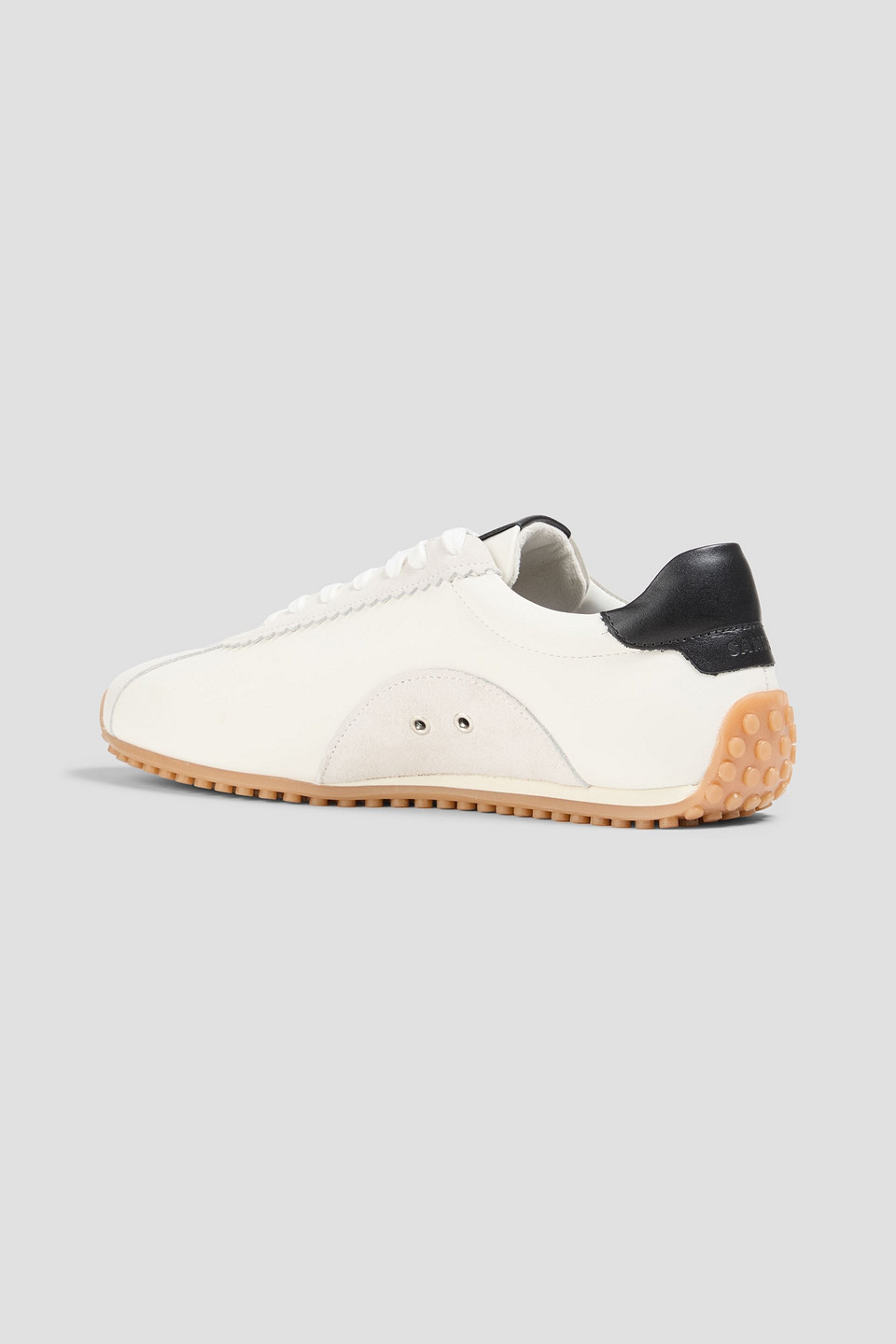  Sandro - Sneakers Aus Leder Und Veloursleder - Weiß - Eu 41 