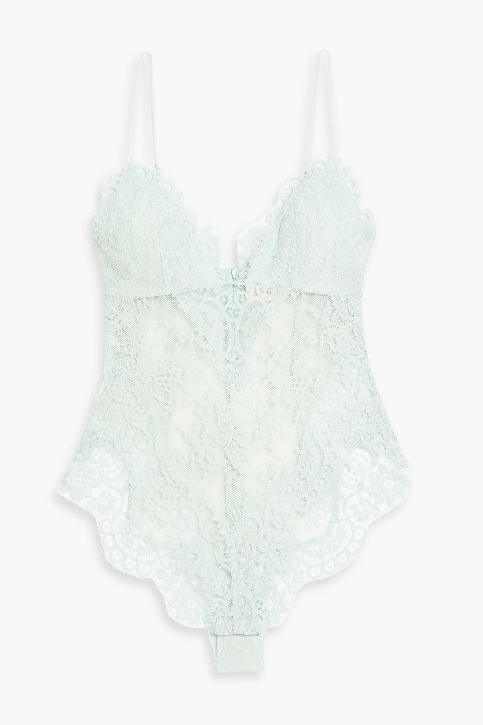 zimmermann - corded lace bodysuit - green - 3