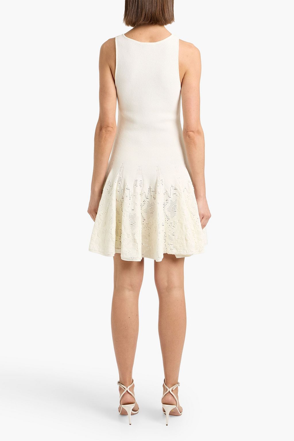 ALAA Pointelle-knit cotton mini dress | THE OUTNET