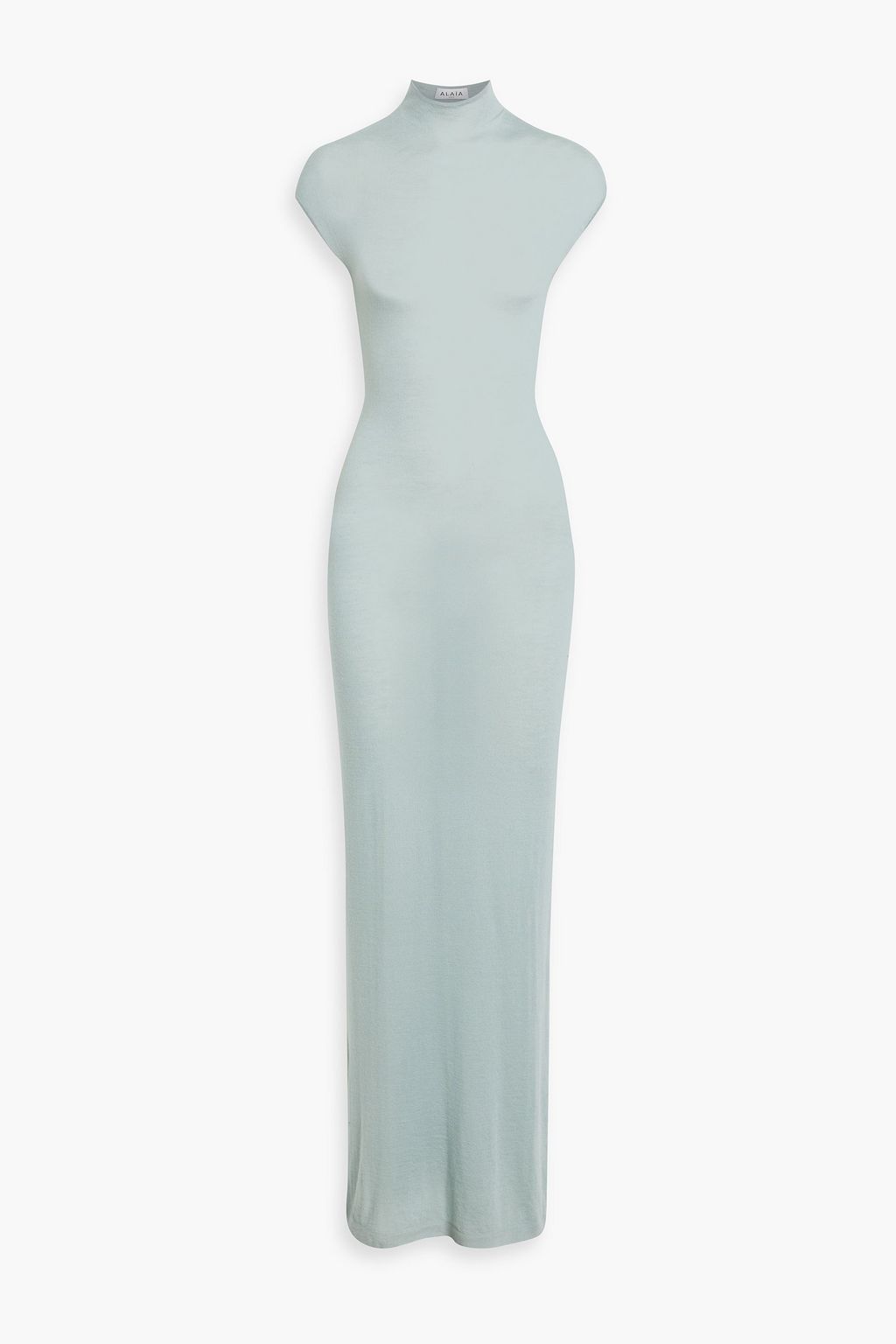 alaa turtleneck maxi dress AlaA Turtleneck Maxi Dress - White