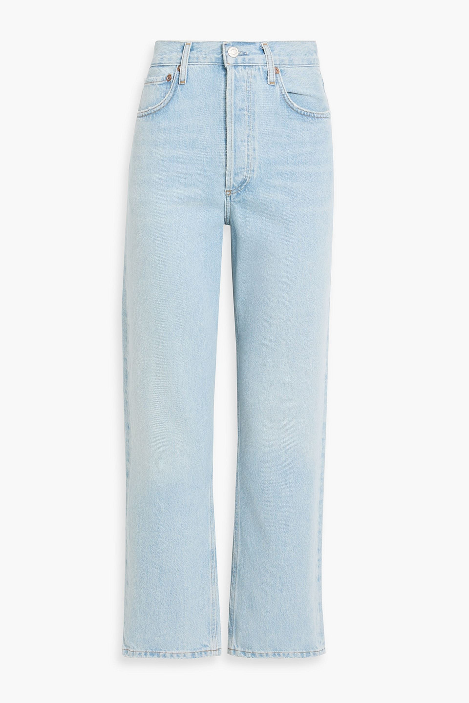 agolde - 90s high-rise straight-leg jeans - blue - 25