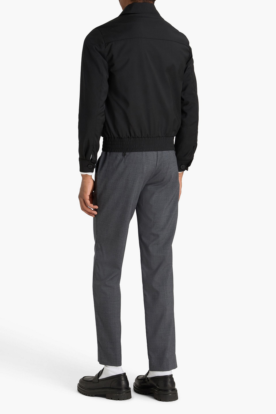 Sandro - Wool-blend Overshirt - Schwarz - S 