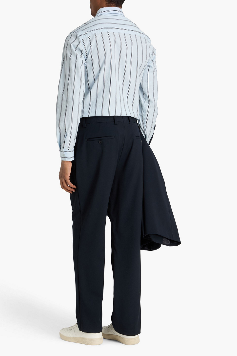  Sandro - Wool-twill Pants - Blau - Fr 40 