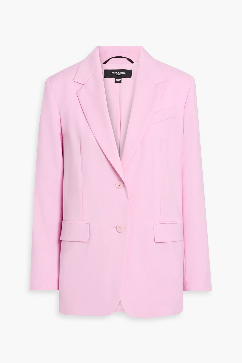 Weekend Max Mara Materia Wool Blazer In Pink