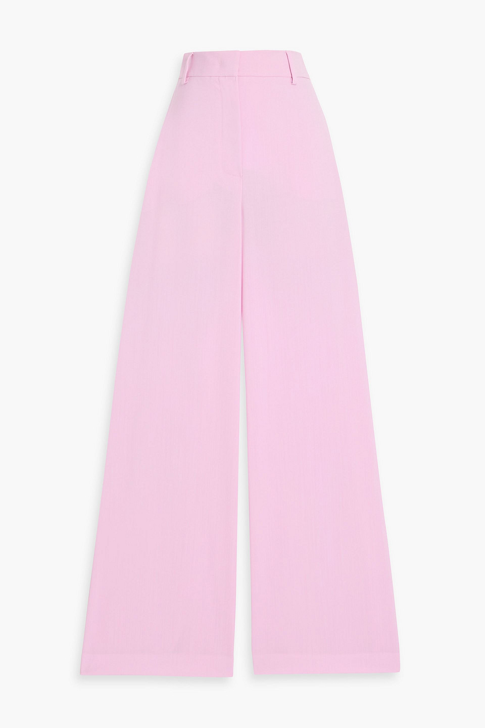 Weekend Max Mara Wool Wide-leg Pants In Pink