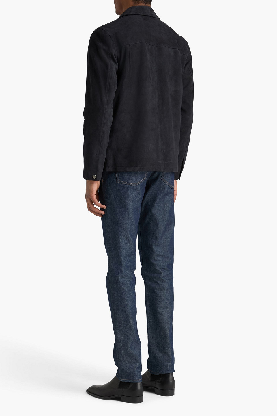  Rag & Bone - Eli Suede Jacket - Blue - M 