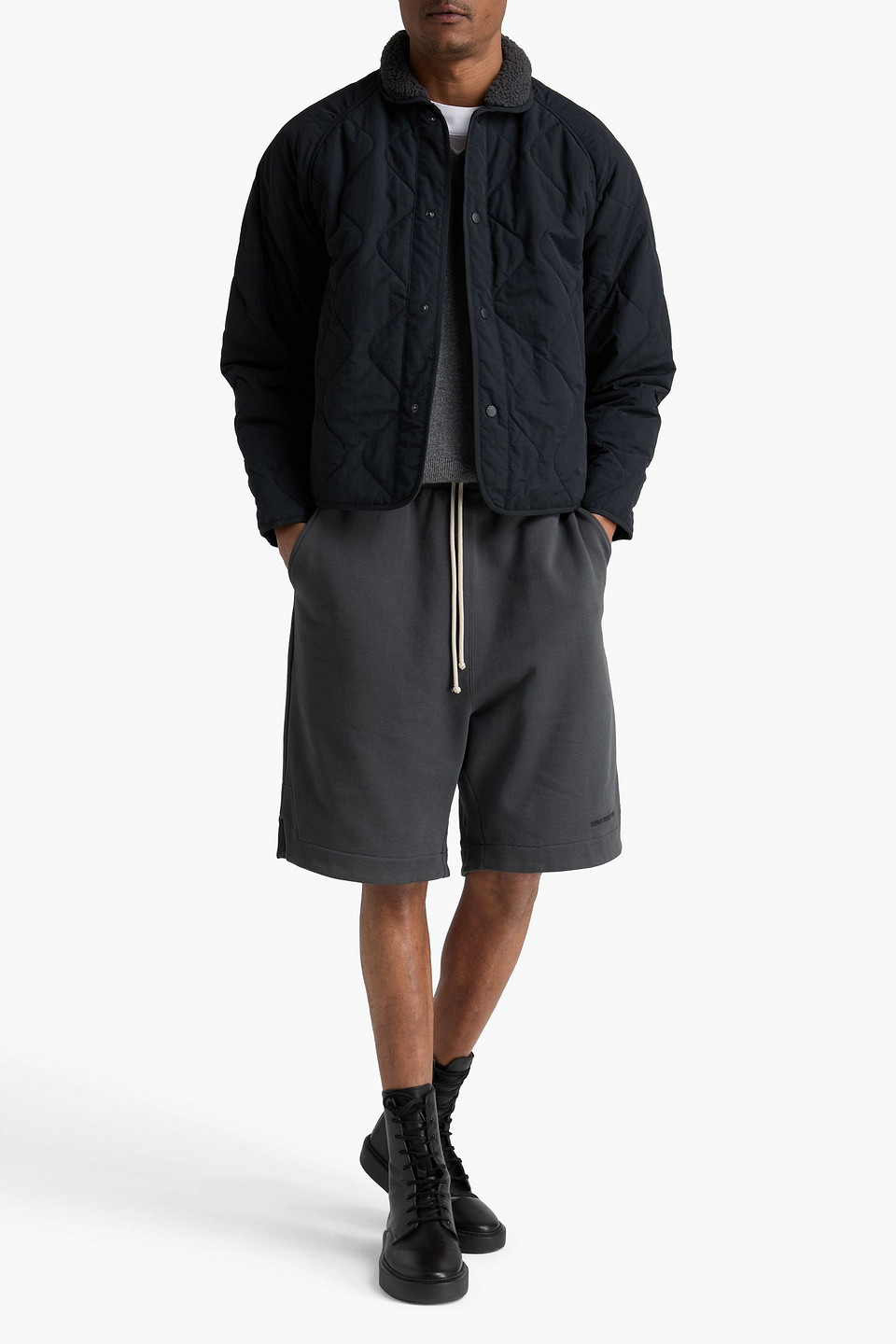  Rag & Bone - Bolton Quilted Ripstop Jacket - Black - S 