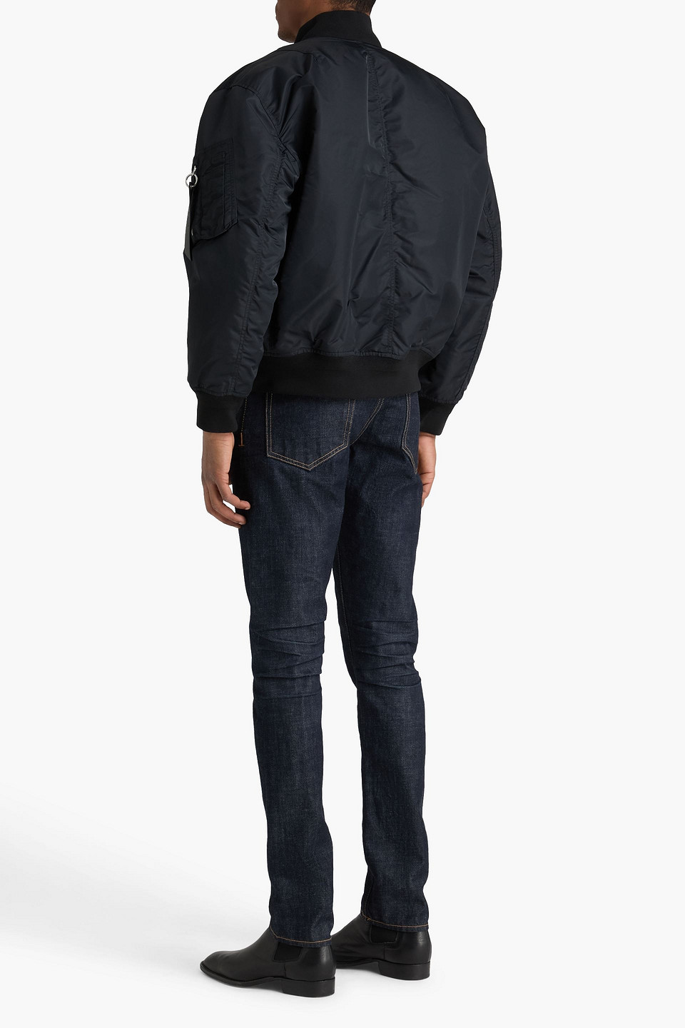  Rag & Bone - Manston Shell Bomber Jacket - Black - M 