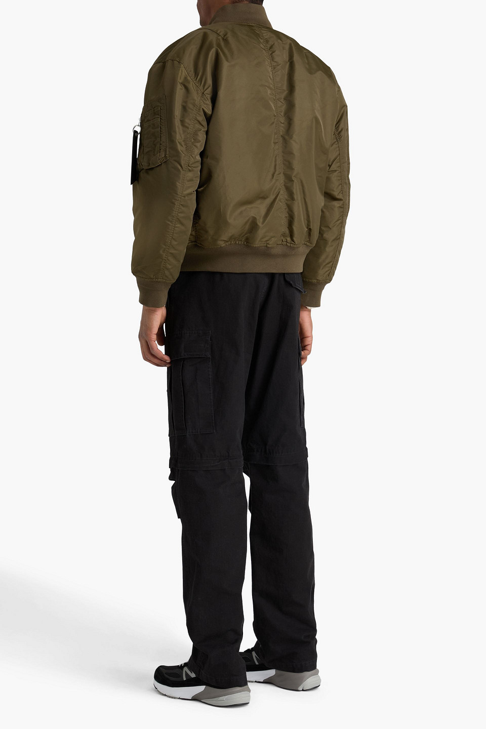  Rag & Bone - Manston Shell Bomber Jacket - Green - S 