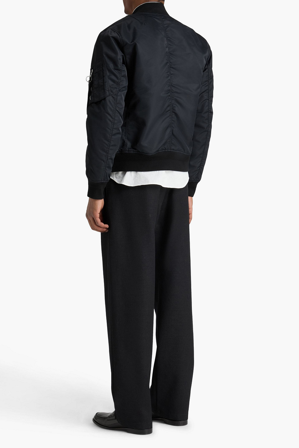  Rag & Bone - Manston Shell Bomber Jacket - Black - S 