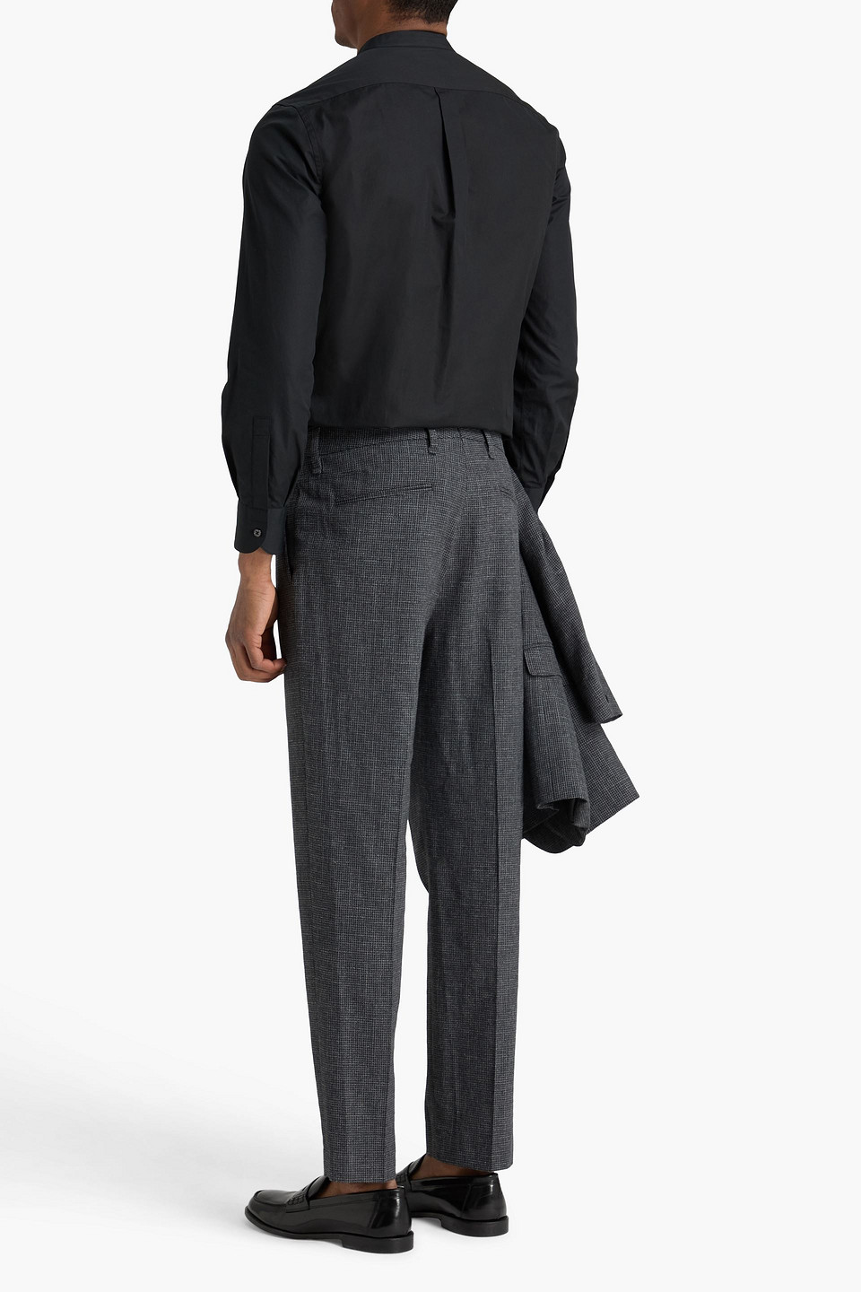  Rag & Bone - Hose „evan“ Aus Tweed Mit Hahnentrittmuster - Grau - 30 