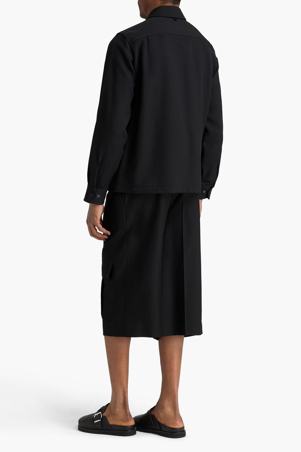  Rag & Bone - Hyde Wool-blend Twill Overshirt - Schwarz - S 