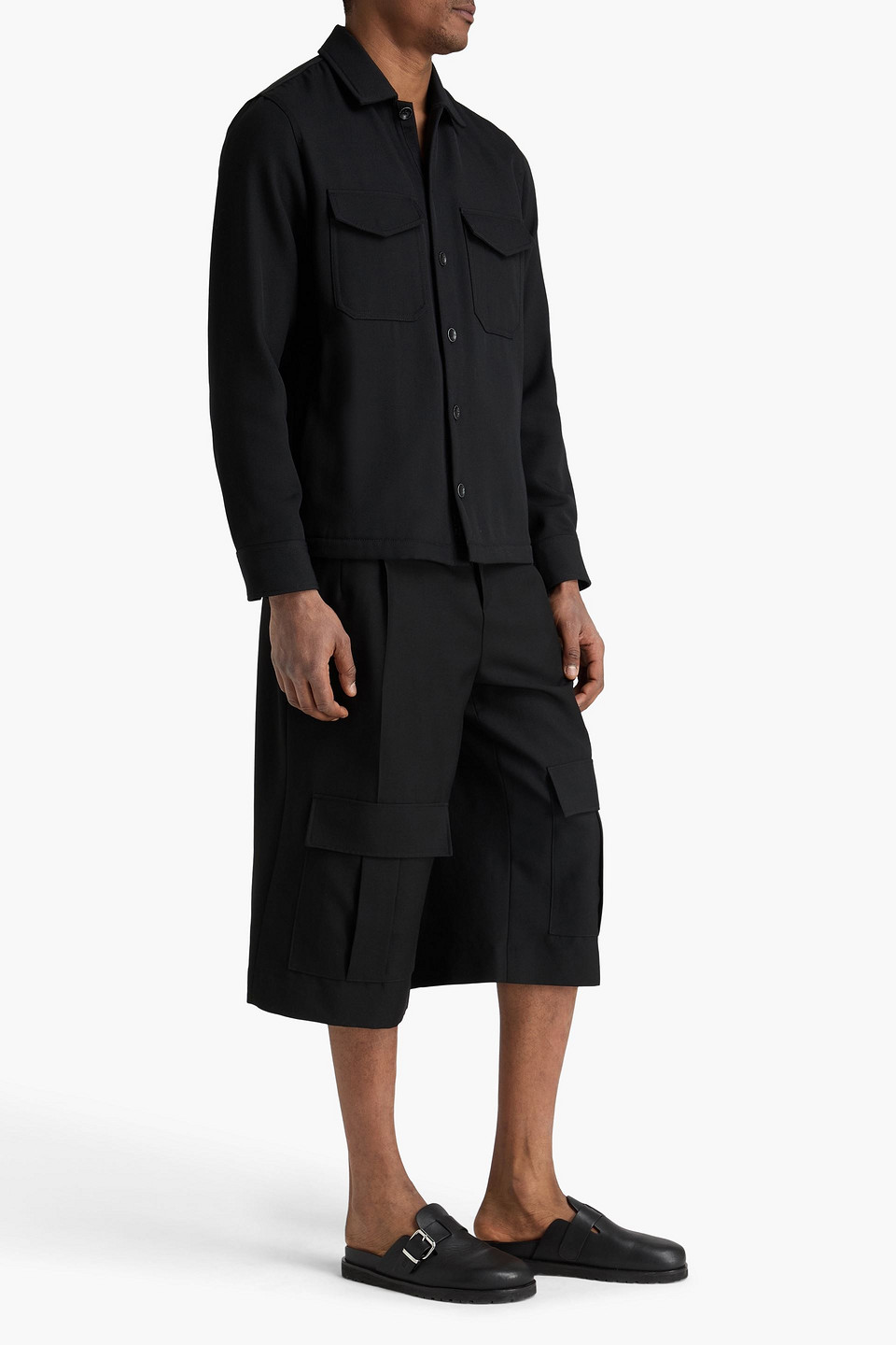  Rag & Bone - Hyde Wool-blend Twill Overshirt - Schwarz - S 