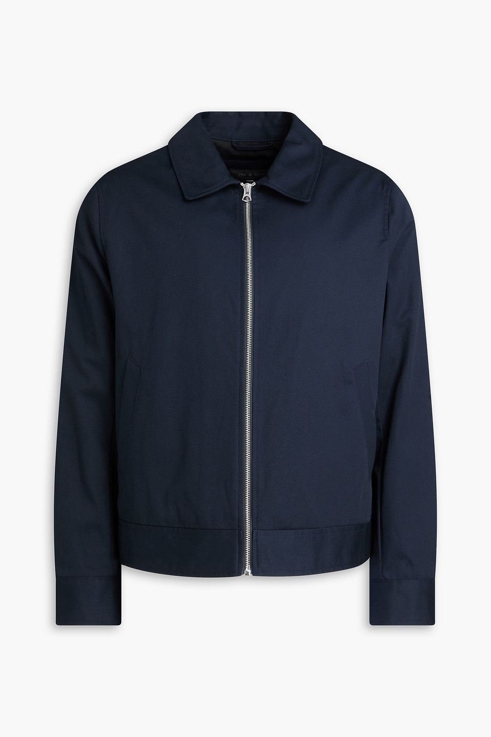 rag & bone - phillips cotton-gabardine overshirt - blue - m