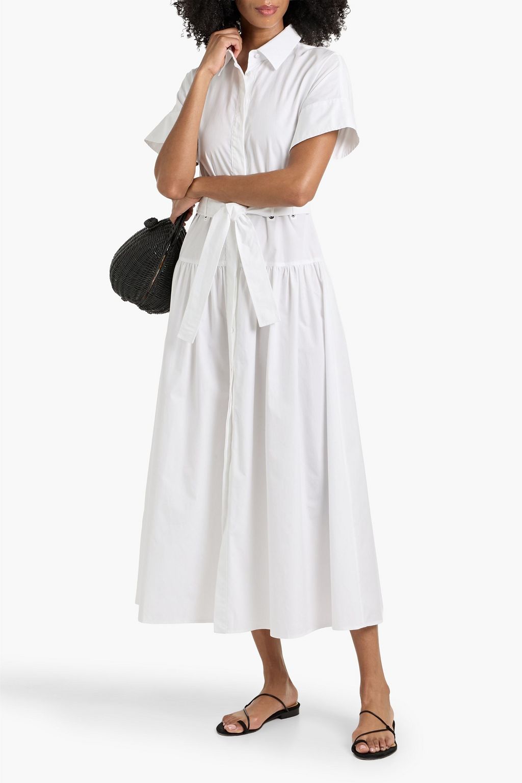 navy blue quince dress Abito in Maglia Cile Nero MM Max Mara