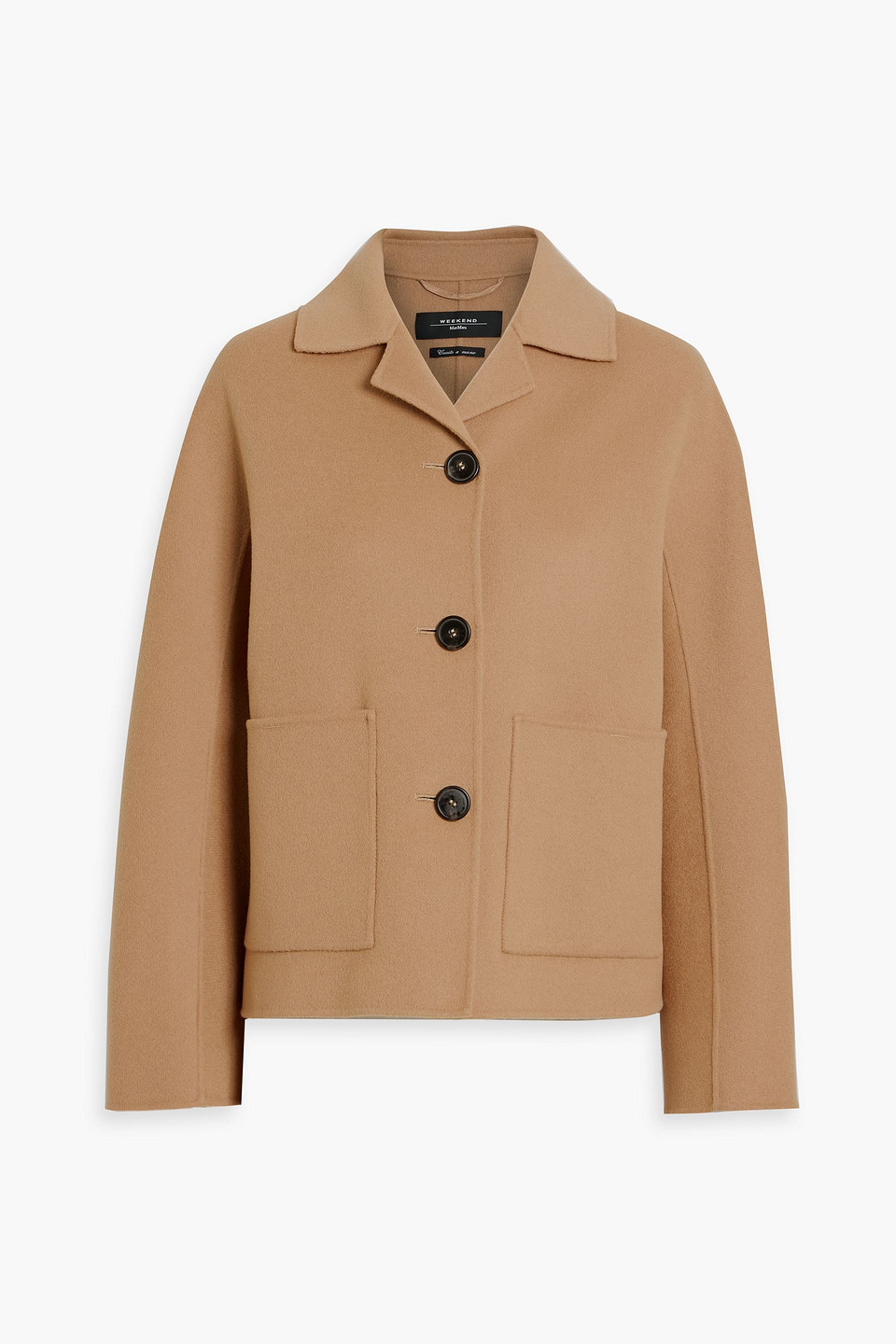 Weekend Max Mara Sale Wool-blend Felt Jacket In Neutral