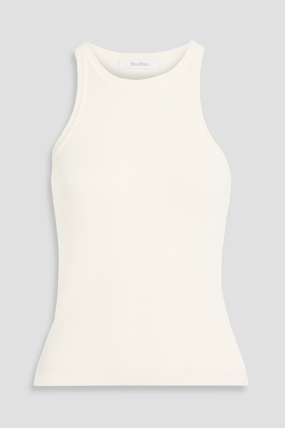 Max Mara Arnes Cotton Tank In White