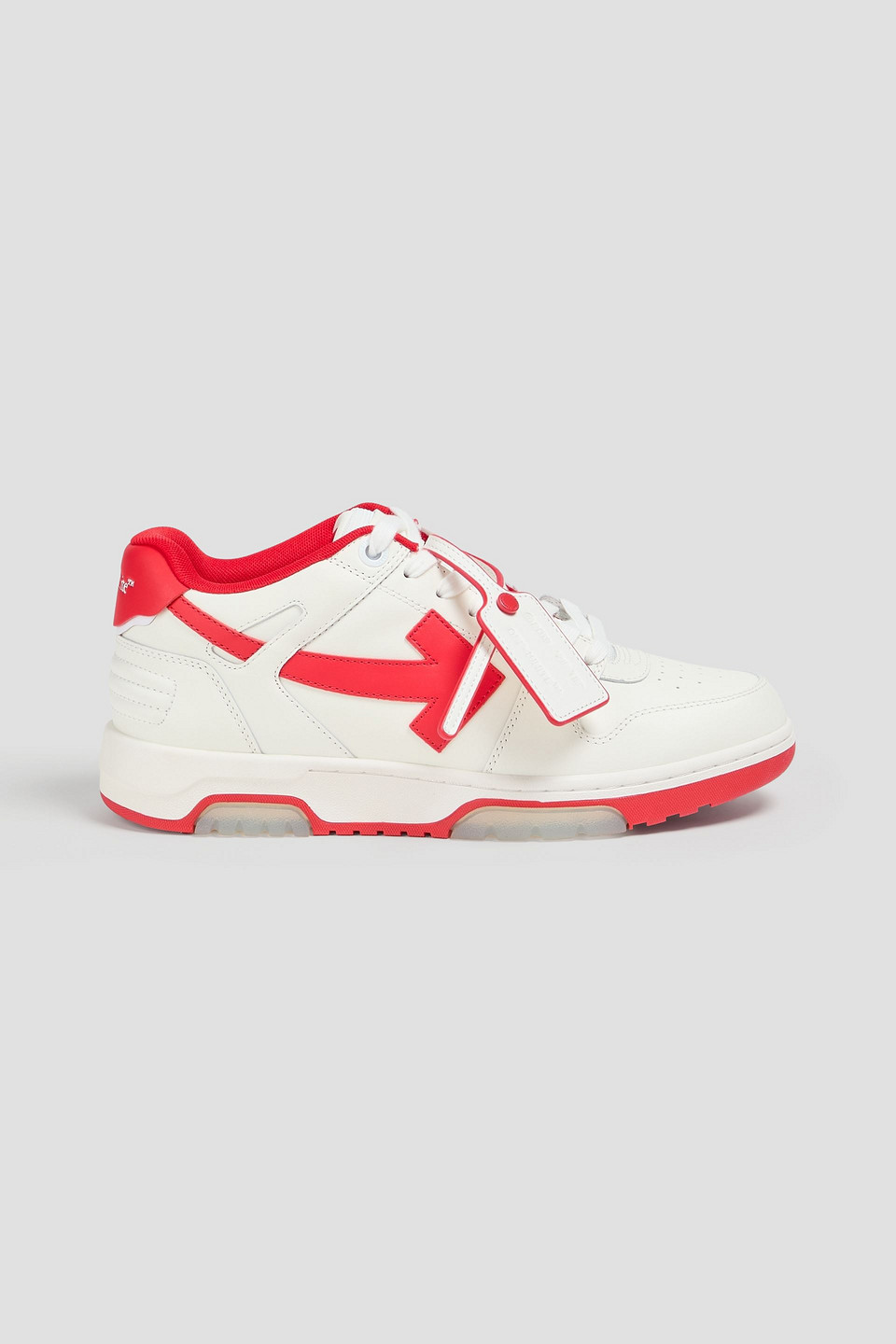 off-white - out of office leather sneakers - white - eu 43