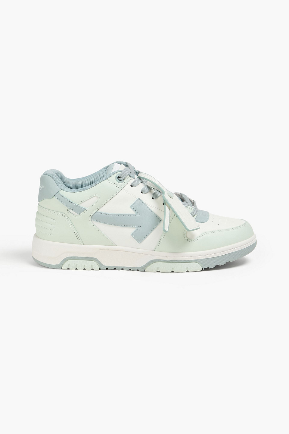 off-white - out of office leather sneakers - green - eu 45