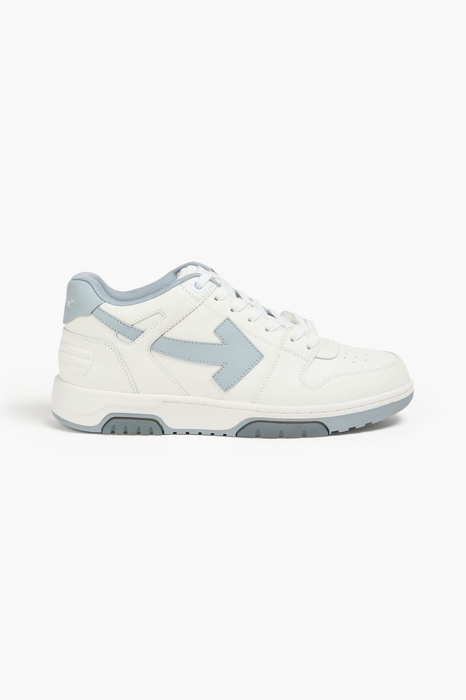 off-white - out of office leather sneakers - blue - eu 44