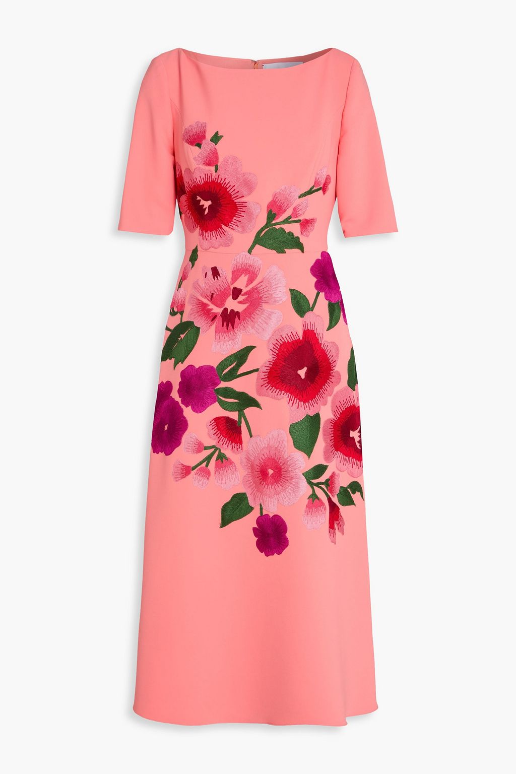 carolina herrera midi dress Carolina Herrera - Lawn Green Midi Dress